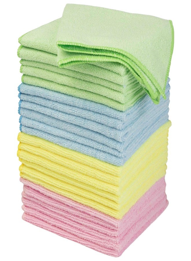 Stalwart Microfiber Cleaning Cloth Set - 24-Pack of Microfiber Towels for Cars, Home, and Kitchen - Lint-Free Absorbent 12.6-Inch Cleaning Rags - Image 1